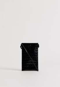 Luci Bag - Black Croc