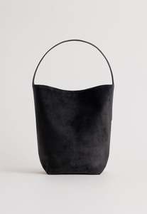 Bags: Teresa Tote - Black Suede