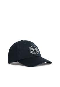 Holland Cooper: Racquets Cap - Navy Ecru