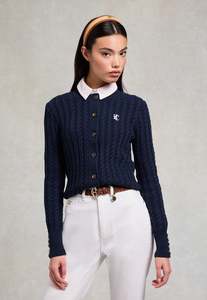 Holland Cooper: Cotswold Cardigan - Ink Navy