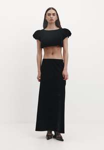 Tilda Skirt - Black Velvet