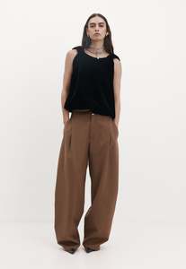 Knot Top - Black Velvet