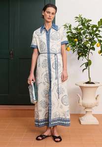 Lucky Shirt Dress - Ivory