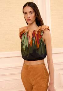 Gracie SL Cotton Top - Agate