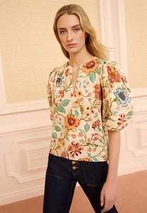 Florielle SS Cotton Top - Abalone