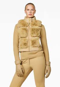 Goldbergh: Chic Faux Bodywarmer - Caramello