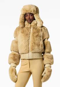 Goldbergh: Furry Ski Jacket - Caramello