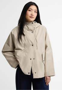 Kingswood Showerproof Jacket - Light Sand/Navy