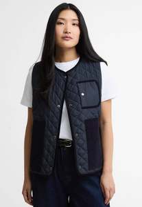 Thulby Quilted Gilet - Dark Navy