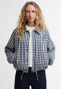 Ovingham Casual Jacket - Gingham Navy/Neutral