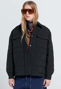 Jackets Blazers: Crest Jacket - Black