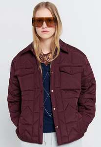 Jackets Blazers: Crest Jacket - Merlot