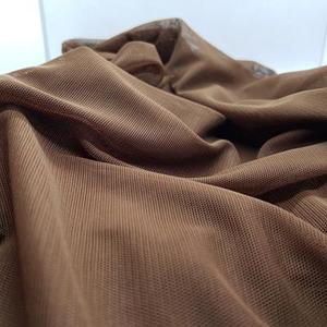 Plain colours: Brown Sheer Stretch Mesh