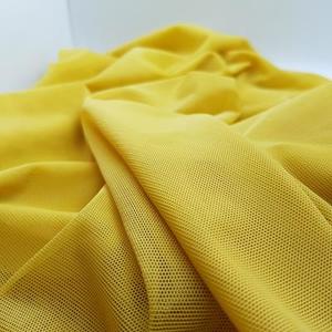 Gold Sheer Stretch Mesh