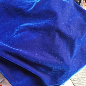 Dark Royal Stretch Velvet