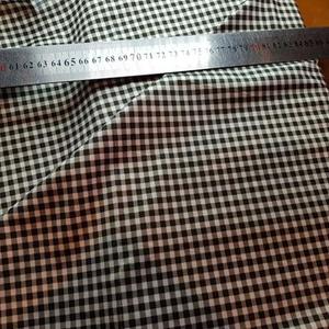 Black Gingham Spandex