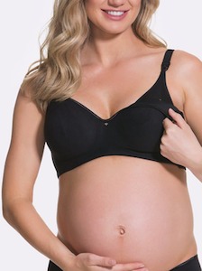 Nursing Bras: Cake Maternity Croissant Flexi Wire Nursing Bra - Black