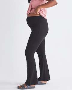 New Deluxe Bootcut Maternity Pants in Black