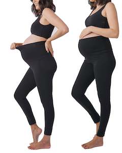 Loungewear Sets: 2-pack Maternity Cotton Leggings