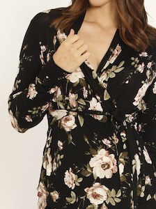 Sold Out: Maternity Kimono Top - Floral