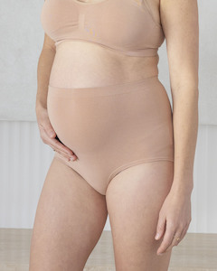Hospital Essentials: Bamboo Maternity Brief In Nude
