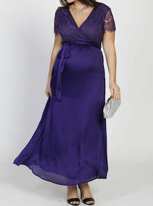 Maternity Party Dress: Anya Maternity Formal Party Lace Dress