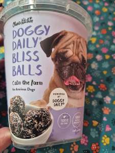 Dog And Puppy Treats: Doggy Daily Bliss Balls - Calm The Farm