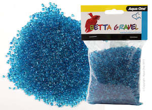 Aqua One Gravel - Betta Glass Blue 350g