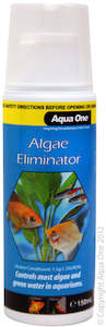 Fish Tank And Pond Health: Aqua One Treatment - Algae Eliminator 150ml