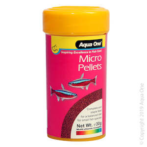 Fish Food: Aqua One - Micro Pellet - 30g