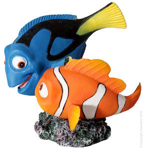 Aquatic Decorations: Blue Tang & Clownfish