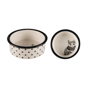 Cat Dish - Zentangle