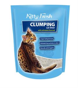 Cat Health Wellbeing: Kitty Fresh Activated Charcoal Litter 5kg