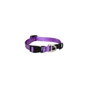 Dog Tethering: Rogz Utility Classic Collar Purple
