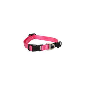 Dog Tethering: Rogz Utility Classic Collar Pink
