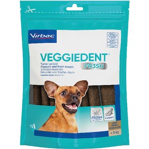 Dog Health Wellbeing: Veggiedent FR3SH Dental Chews 15pc