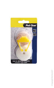 Small Animals: Pet One Salt Lick & Mineral Wheel With Clip