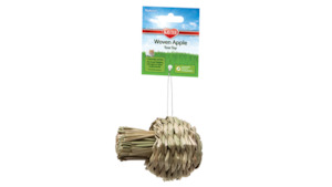 Small Animals: Kaytee Woven Apple Toss Toy 9cm