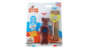 Dog Toys: Nylabone Puppy Twin Pack Petite