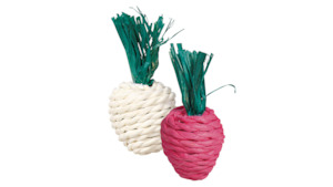 Small Animal Toys: Trixie Straw Radish 2pc