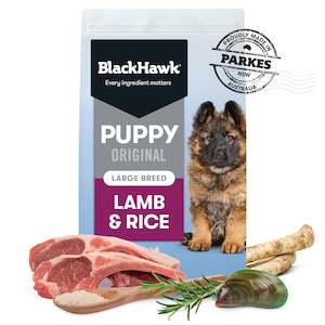 Blackhawk 1: Black Hawk Puppy Large Breed Lamb & Rice