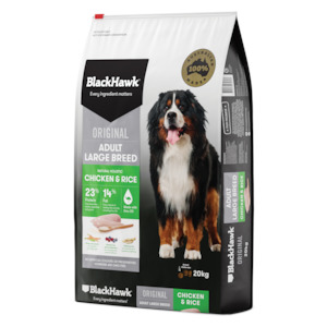 Blackhawk 1: Black Hawk Adult Large Breed Chicken & Rice 20kg