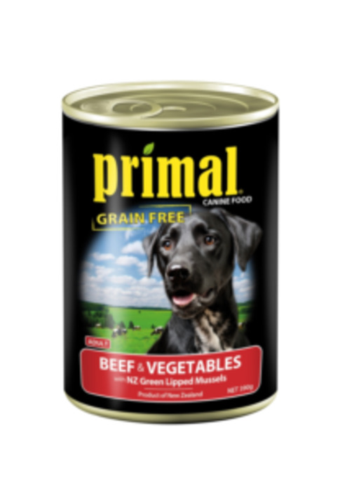 Primal: Dog Food Beef & Vegetable