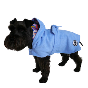 Bone Dry Sky Blue Dog Robe Hoodie