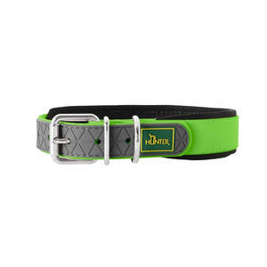 Neoprene Comfort Apple Green Dog Collar