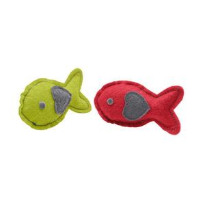 Catnip Fish Felt Cat Toy (pair)