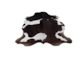 Chocolate and White Cow Hide