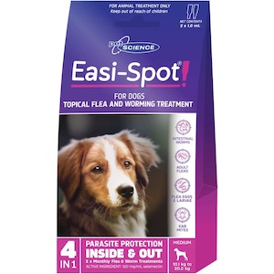 Easi-Spot For Medium Dog 10.1kg to 20kg Packet Of 2