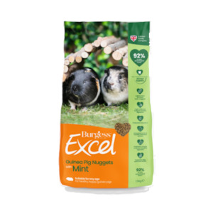 Small Animals: Burgess Excel Guinea Pig Nuggets With Mint 1.5kg