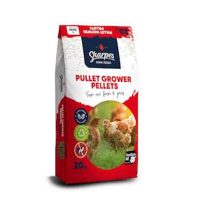 Poultry And Birds: SHARPES PULLET Grower Pellets + Rumensin 20kg